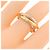 Anello Cartier Trinity in oro rosa bianco e giallo 18K - vista 5