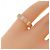 Anello Mini Love di Cartier in oro rosa 18K - vista 4