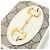 Cartera de doble pliegue HORSEBIT 1955 Gucci Blanco Beige - vista 5