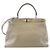 Borsa Fendi Peekaboo Argento