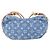 Borsa a Spalla Louis Vuitton LV Remix Croissant Blu - vista 2
