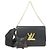 Borsa a Spalla Louis Vuitton Epi Twist MM Nero