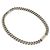 Fendi Silver Metal Necklace Silvery