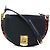 Borsa a Spalla Fendi Moonlight Marrone Nero