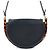 Borsa a Spalla Fendi Moonlight Marrone Nero - vista 3