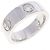 Cartier Love Ring mit halbem Diamanten in Weißgold