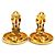 Orecchini a clip in metallo dorato Chanel D'oro - vista 6