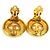 Orecchini a clip in metallo dorato Chanel D'oro - vista 7