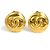 Orecchini a clip dorati Chanel D'oro