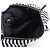 Borsa Boston Chanel AS4696 Nero Bianco - vista 6