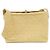 Borsa a tracolla Chanel in rafia beige