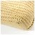 Borsa a tracolla Chanel in rafia beige - vista 3