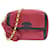 Borsa a tracolla Chanel blu navy e rosso