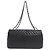 Borsa a tracolla Chanel in pelle di agnello nera Nero - vista 2