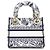 Christian Dior PLAN DE PARIS Lady D-Light Mini Handbag Schwarz Weiß - Ansicht 2
