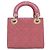 Mini borsa Lady Christian Dior Rosa - vista 2