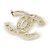 Broche Chanel AB4879 Oro y Blanco Dorado - vista 2