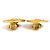 Orecchini a clip in metallo dorato Chanel D'oro - vista 4