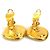 Orecchini a clip in metallo dorato Chanel D'oro - vista 6