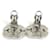 Orecchini a clip Chanel argento con strass - vista 7