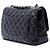 Chanel Black Jumbo Classic Lambskin Single Flap Nero - vista 2