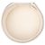 Vanity Beauty case Chanel in agnello trapuntato bianco con catena e charm - vista 4