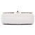 Chanel White Small Classic Chevron Caviar Double Flap Bianco - vista 3