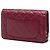 Chanel Red CC gestepptes Caviar Wallet on Chain Rot Bordeaux - Ansicht 2