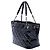Chanel Black CC Quilted Patent Timeless Soft Tote Nero - vista 2
