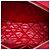 Pochette de cosméticos Curvy em pele de cordeiro acolchoada vermelha Chanel Tamanho Medium Vermelho - vista 4