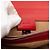 Borsa a tracolla Gucci Red Medium GG Supreme Arabesque Dionysus Rosso - vista 6