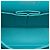 Chanel Blue Medium Classic Lambskin Double Flap Turchese - vista 4