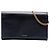 Portafoglio con catena Paris in pelle di vitello liscia nera Saint Laurent Nero