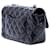 Chanel Black Mini Rectangular Classic Patent Single Flap Nero - vista 2