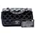 Chanel Black Mini Rectangular Classic Patent Single Flap Nero - vista 7
