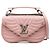 Bolsa Louis Vuitton Pink New Wave Chain Bag MM Rosa