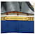 Sciarpa in seta Hermès Blue Napoleon 90 - vista 2