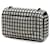 Chanel Black Mini Rectangular Tweed e Ribbon Logo Single Flap Nero - vista 2