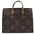 Louis Vuitton Marrone Monogram Reverse Giant OnTheGo GM