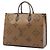 Louis Vuitton Marrone Monogram Reverse Giant OnTheGo GM - vista 2