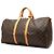 Louis Vuitton Marrone Monogram Keepall Bandouliere 55 - vista 2