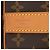 Louis Vuitton Marrone Monogram Keepall Bandouliere 55 - vista 5