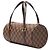 Louis Vuitton Marrone Damier Ebene Papillon 26 - vista 2
