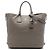 Prada Sac cabas convertible à fermeture éclair latérale en Vitello Daino marron Taupe