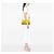 Borsa Jacquemus Yellow Padded Nubuck Le Bambimou Giallo - vista 6