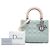 Lady Dior aus dreifarbigen grünem Cannage-Lammleder Größe Medium - Ansicht 6