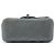 Chanel Gray Mini Square Classic Metallic Lambskin Single Flap Marrone Grigio antracite - vista 3