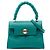 Borsa Miu Miu Blue Mini Goatskin Madras Click Top Handle