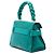 Borsa Miu Miu Blue Mini Goatskin Madras Click Top Handle - vista 2
