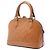 Louis Vuitton Alma BB in Monogram Vernis marrone Cammello - vista 2